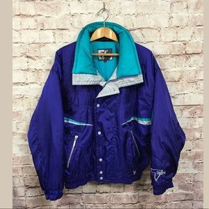 Tyrolia Skiwear Purple Jacket Ski Coat Size XL